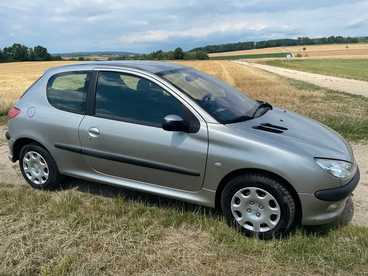 Gebraucht Peugeot 206 60 PS (44 kW) 2004 Silber Kleinwagen