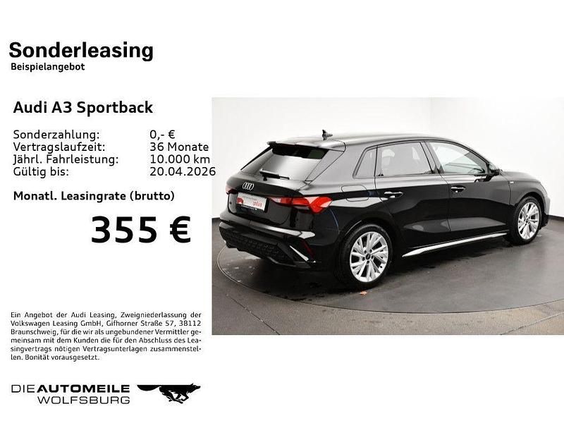 Gebraucht Audi A3 S-Line 150 PS (110 kW) 2025 Mythosschwarz metallic Limousine