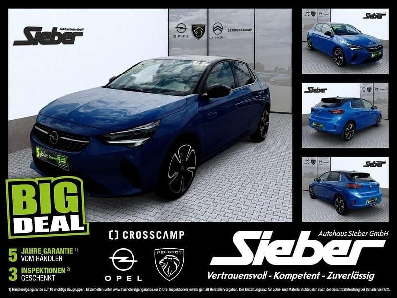 Perl blau/voltaic blue Gebraucht 2021 Opel Corsa Elegance Kleinwagen | 13.490 € (Fairer Preis) - Bild 1/4