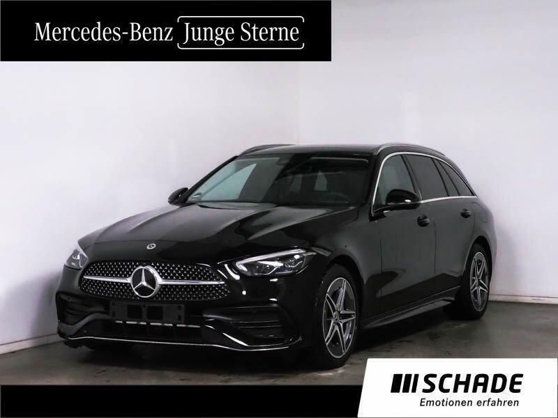 Schwarz Gebraucht 2024 Mercedes C300e AMG line Limousine | 45.850 € (Fairer Preis) - Bild 1/4