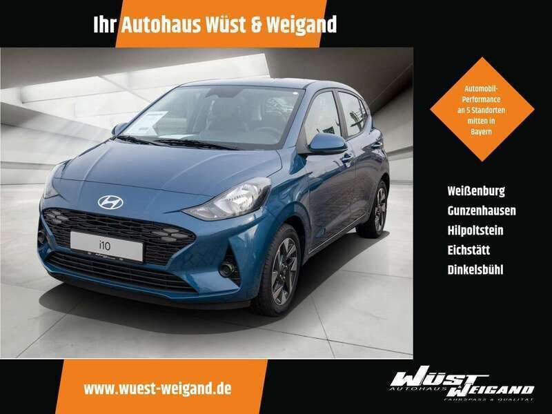 Blau Gebraucht 2024 Hyundai i10 Kleinwagen | 18.790 € (Fairer Preis) - Bild 1/4