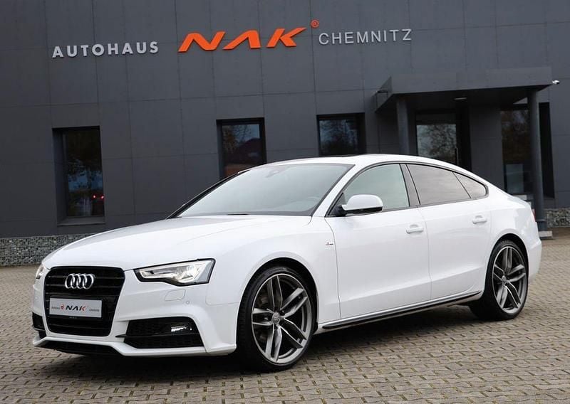 Weiß Gebraucht 2016 Audi A5 Sportback S-Line Kleinwagen | 20.990 € (Fairer Preis) - Bild 1/4