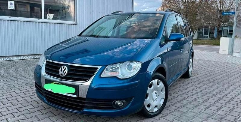Blau Gebraucht 2007 VW Touran Van / Kleinbus | 3.499 € (Fairer Preis) - Bild 1/4