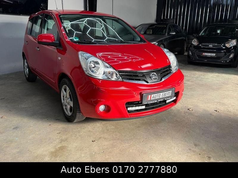Gebraucht Nissan Note Acenta 88 PS (64 kW) 2010 Rot Kleinwagen