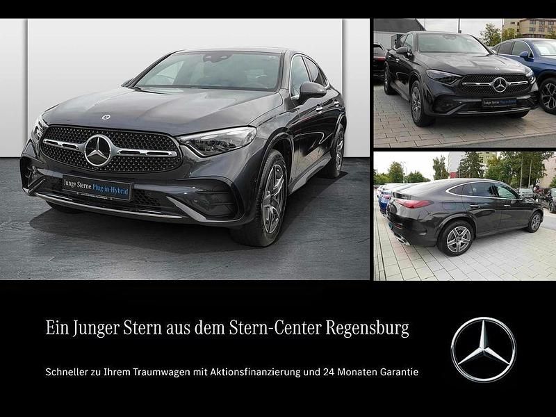 Metalliclack graphitgrau Gebraucht 2024 Mercedes GLC300e Premium Coupé | 65.890 € (Superpreis) - Bild 1/4
