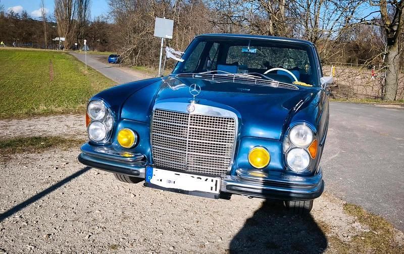Blau Gebraucht 1971 Mercedes S280 SE Limousine | 16.000 € - Bild 1/4