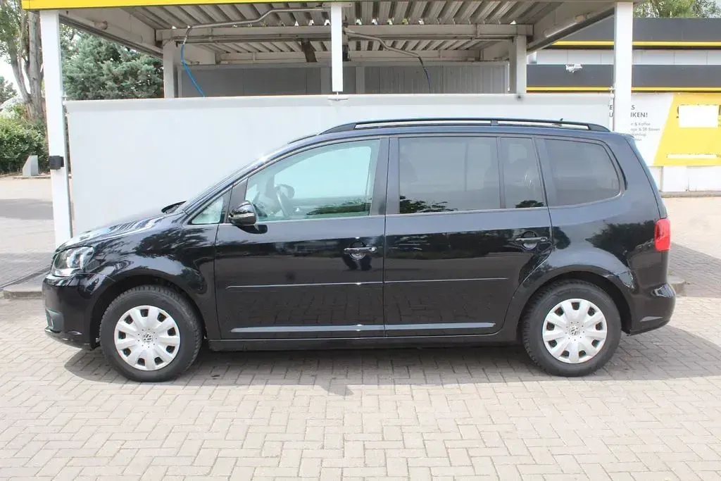 Gebraucht VW Touran Comfortline 105 PS (77 kW) 2011 Schwarz Van / Kleinbus