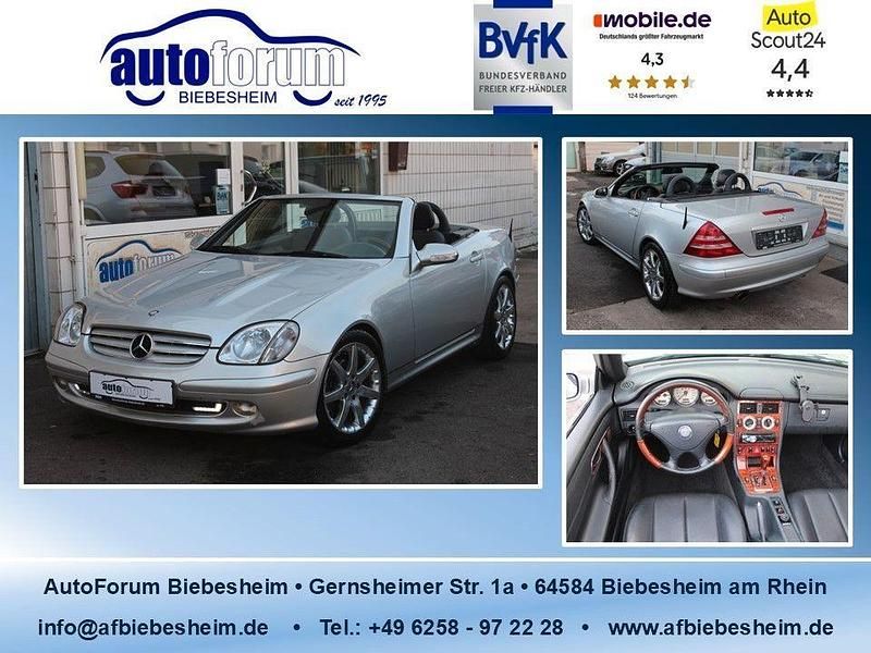 Gebraucht Mercedes SLK200 163 PS (119 kW) 2002 Grau Cabrio