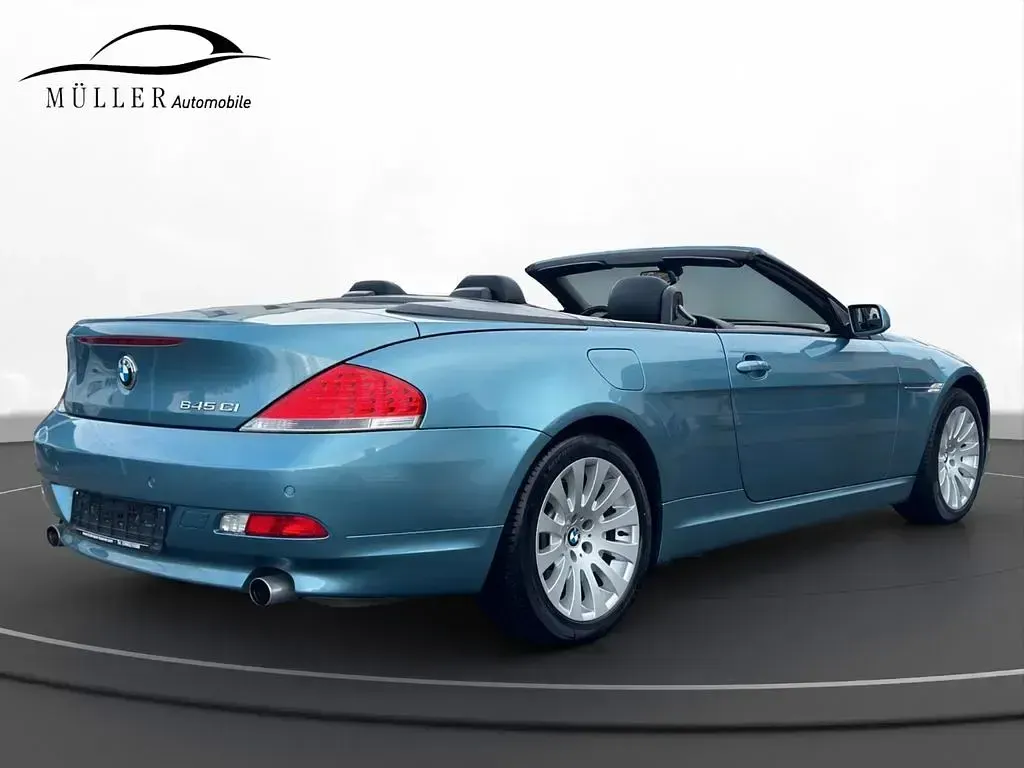 Gebraucht BMW 645 Cabriolet Sport Line 333 PS (244 kW) 2004 Blau Cabrio