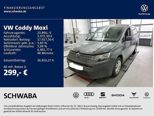 Grau Gebraucht 2023 VW Caddy Maxi Van / Kleinbus | 23.890 € (Superpreis) - Bild 1/4