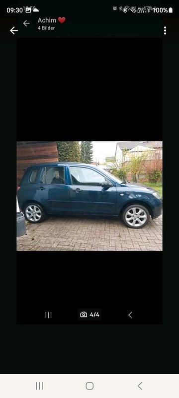 Gebraucht Mazda 2 80 PS (58 kW) 2003 Blau Kleinwagen