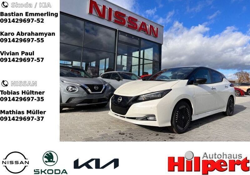 Weiß Neu 2024 Nissan Leaf N-Connecta Kleinwagen | 24.990 € - Bild 1/4
