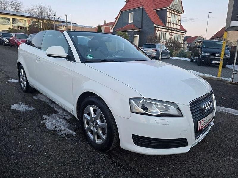 Weiß Gebraucht 2010 Audi A3 Cabriolet Attraction Cabrio | 9.500 € (Fairer Preis) - Bild 1/4