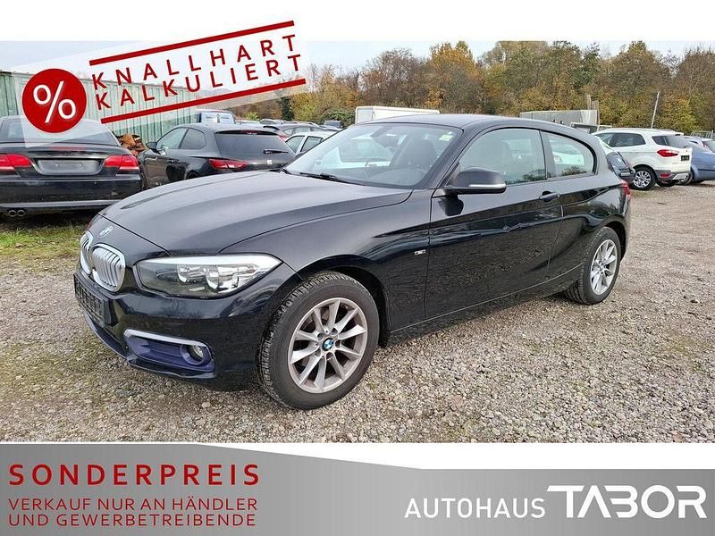 Schwarz Gebraucht 2015 BMW 118 Urban Line Kleinwagen | 9.485 € (Guter Preis) - Bild 1/4