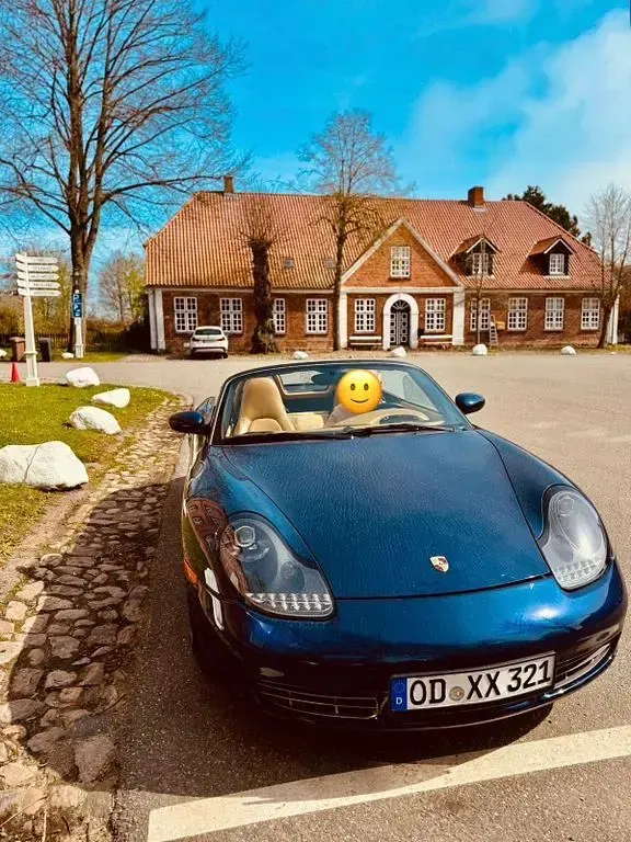Second-hand Porsche 986 Boxster 252 CP (185 kW) 2000 Albastru Cabrio