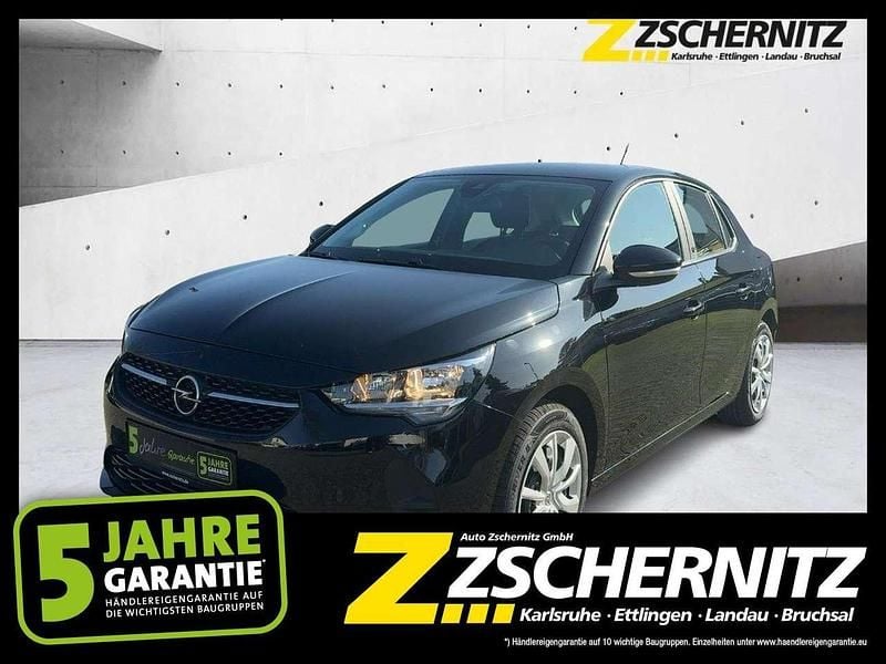 Gebraucht Opel Corsa-e Edition 100 kW (136 PS) 2022 Diamant schwarz/karbon schwarz Kleinwagen