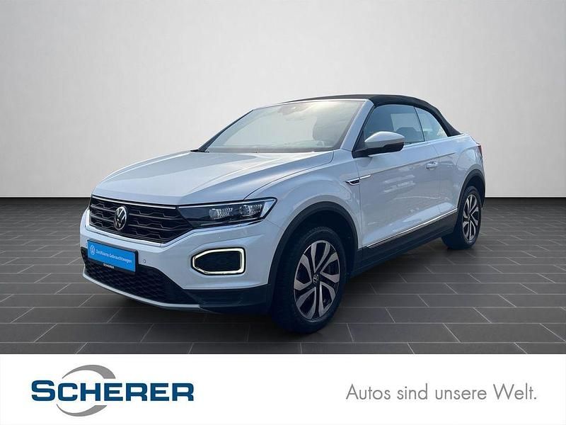 Pure white Gebraucht 2021 VW T-Roc Cabriolet Style Cabrio | 22.950 € (Fairer Preis) - Bild 1/4