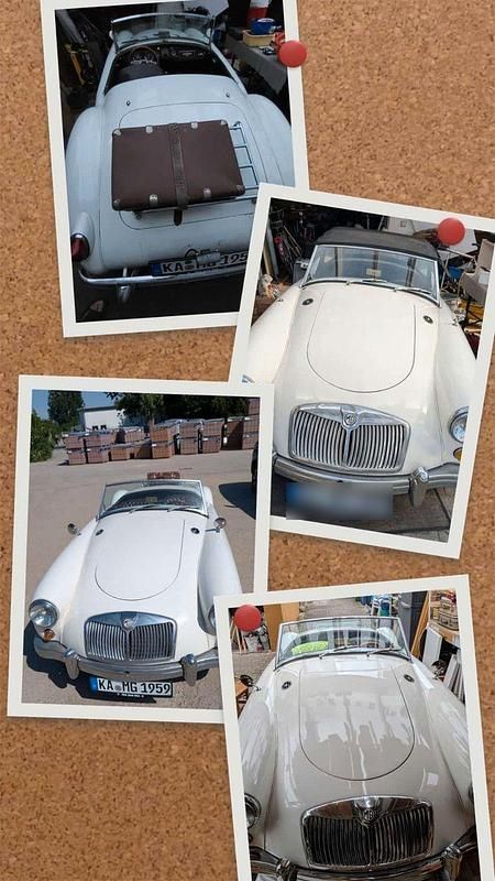 Second-hand MG MGA 68 CP (50 kW) 1959 Alb Cabrio