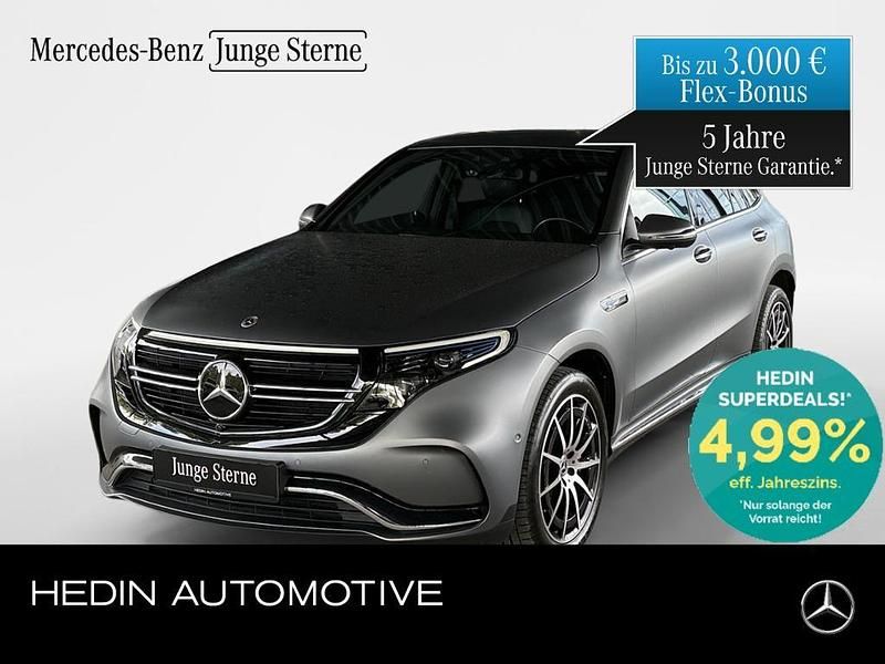 Grau Gebraucht 2021 Mercedes EQC400 AMG line SUV | 38.799 € (Fairer Preis) - Bild 1/4