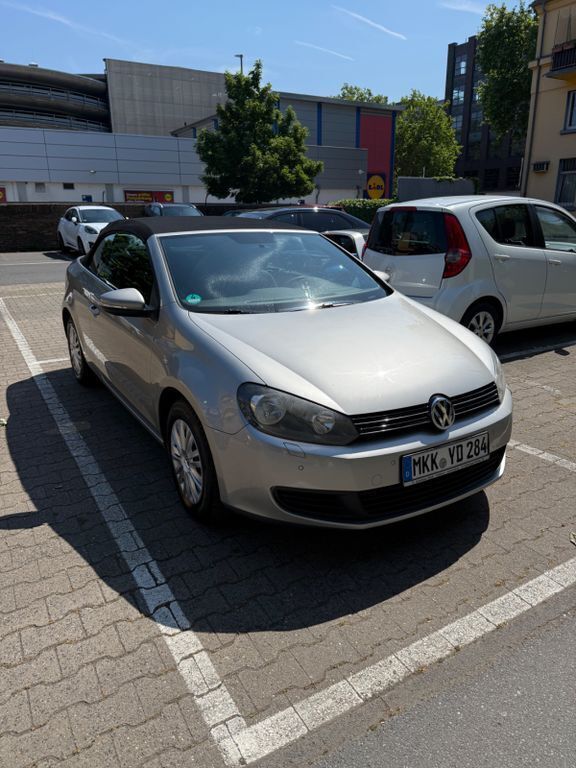 Silber Gebraucht 2013 VW Golf Cabriolet Cabrio | 7.900 € (Fairer Preis) - Bild 1/4