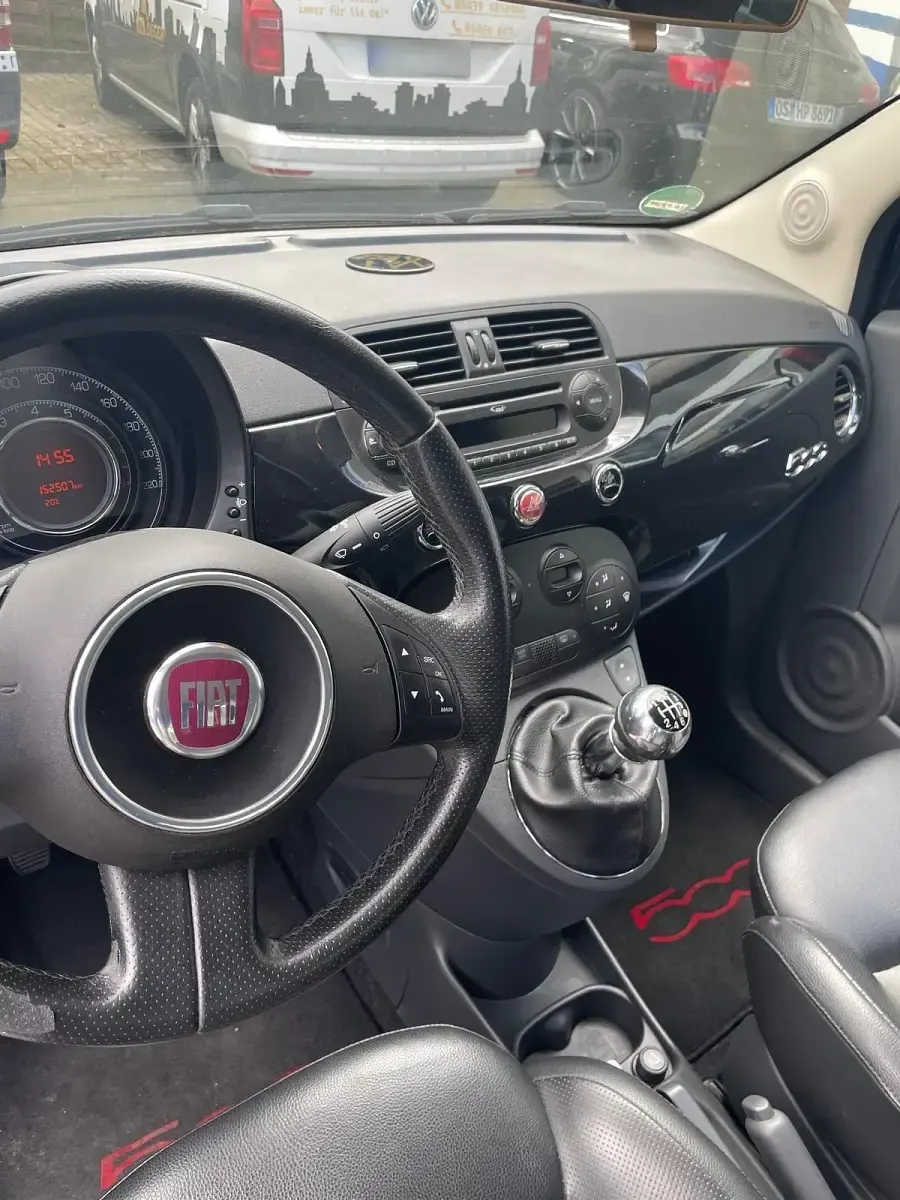 Gebraucht Fiat 500 101 PS (74 kW) 2007 Schwarz Kleinwagen