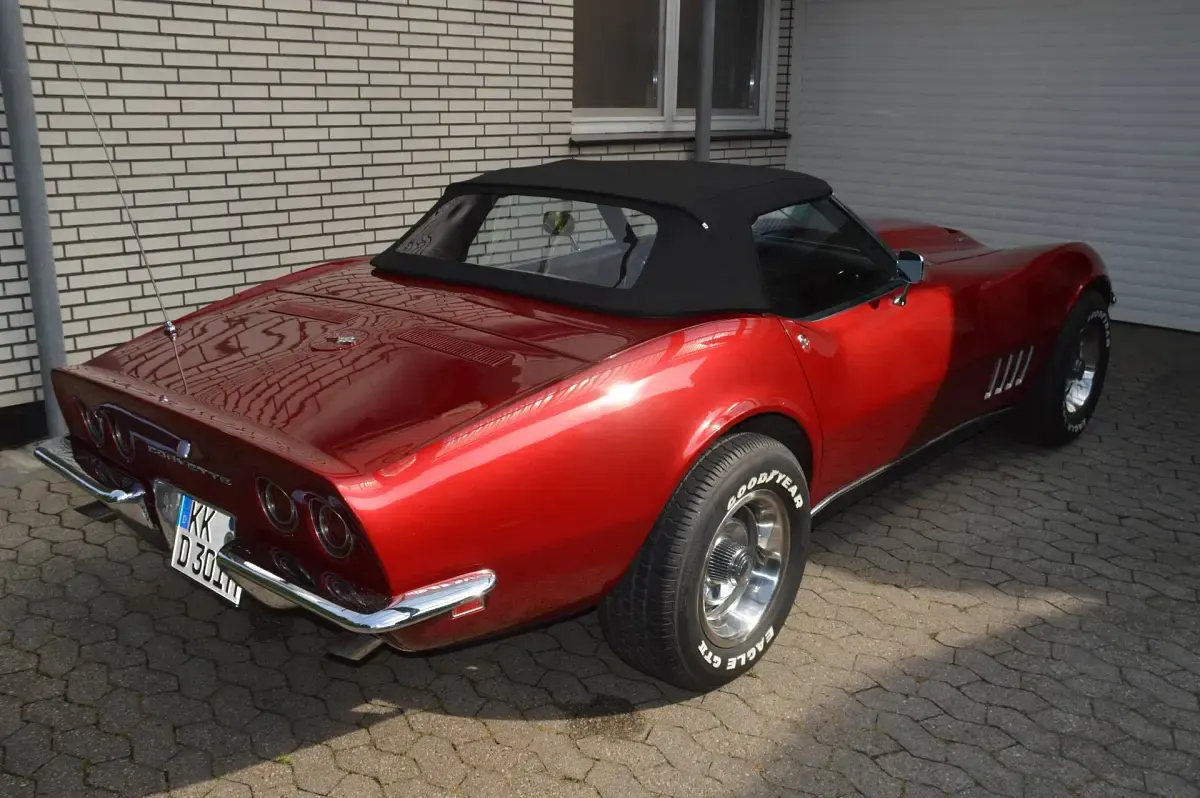 Gebraucht Chevrolet Corvette Stingray 398 PS (292 kW) 1968 Rot Cabrio