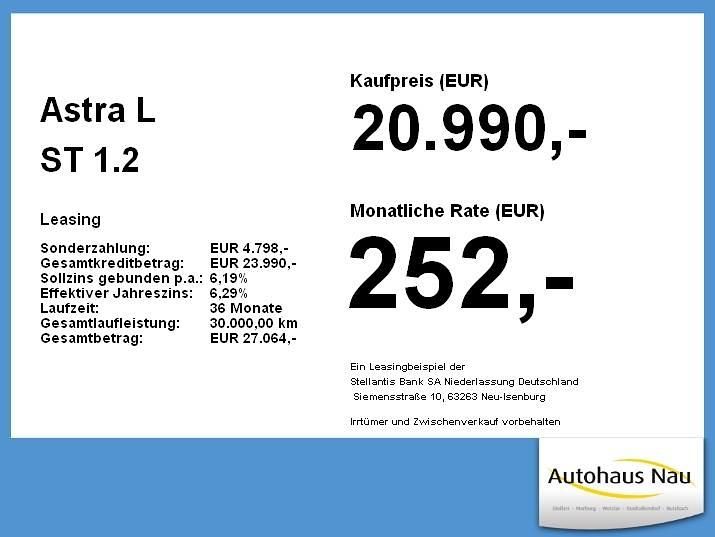 Gebraucht Opel Astra Enjoy 131 PS (96 kW) 2025 Grau Kombi