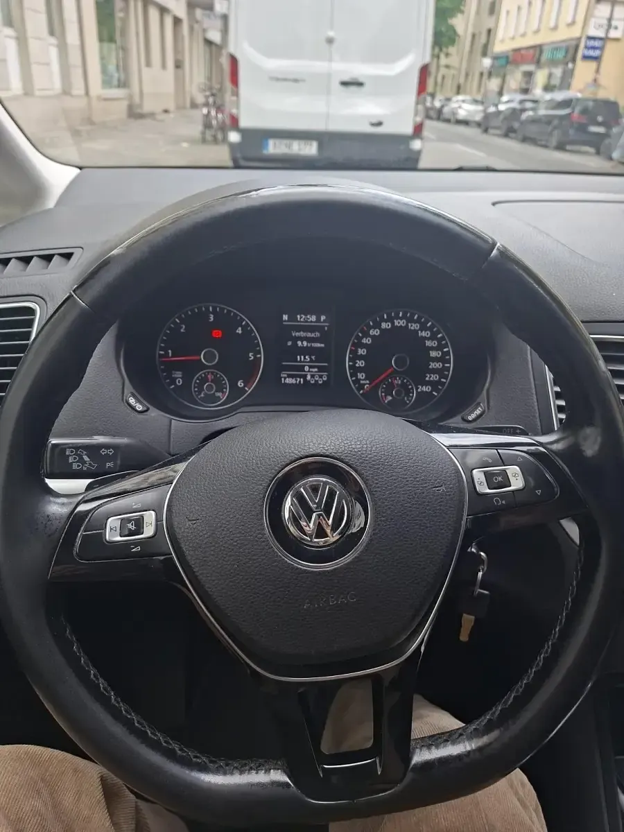 Gebraucht VW Sharan 150 PS (110 kW) 2017 Grau Van / Kleinbus