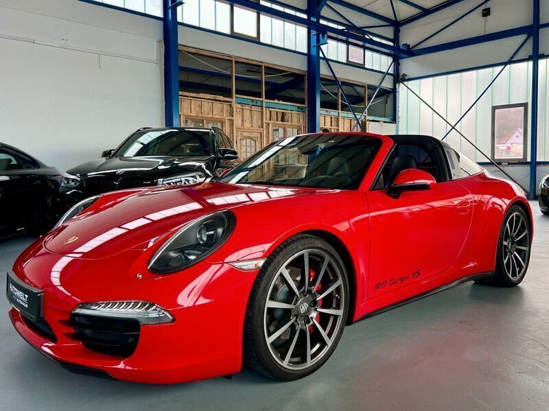 Rot Gebraucht 2016 Porsche 911 Targa 4S Cabrio | 93.700 € - Bild 1/4