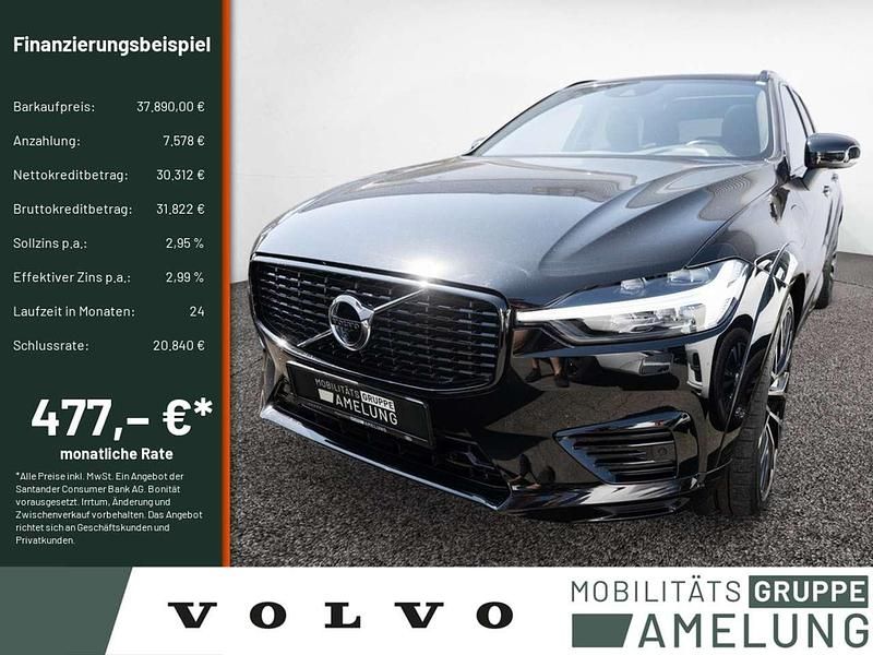 Onyx schwarz Gebraucht 2021 Volvo XC60 R-Design SUV | 37.890 € (Superpreis) - Bild 1/4