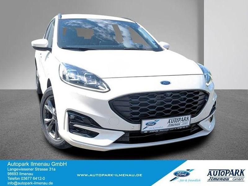 Arktisweiß metallic Gebraucht 2020 Ford Kuga ST-Line X SUV | 23.599 € (Fairer Preis) - Bild 1/4