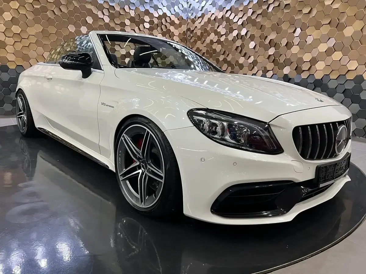 Gebraucht Mercedes C63 AMG AMG 510 PS (375 kW) 2019 Weiß Cabrio
