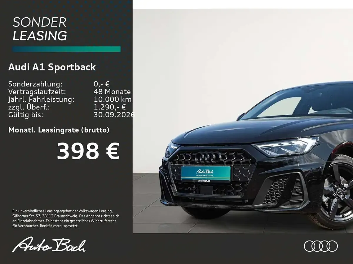 Neu Audi A1 S-Line 116 PS (85 kW) 2026 Mythosschwarz metallic SUV