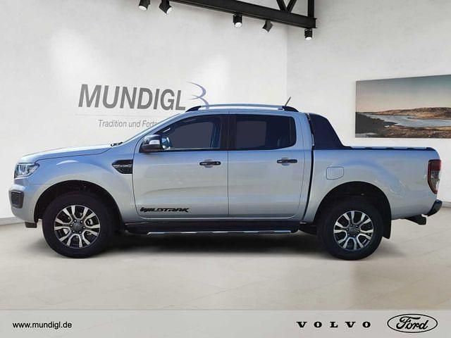 Gebraucht Ford Ranger Wildtrack 212 PS (155 kW) 2023 Silber ((374) polarsilber metallic) (metallic) Pickup