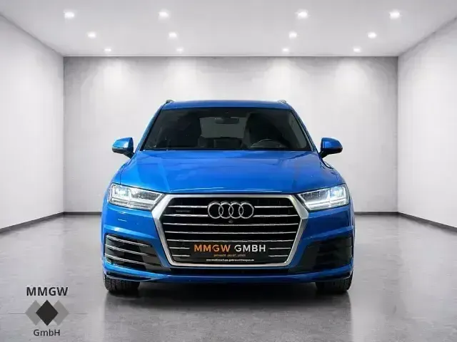 Używany Audi Q7 S-Line 272 KM (200 kW) 2018 Niebieski SUV