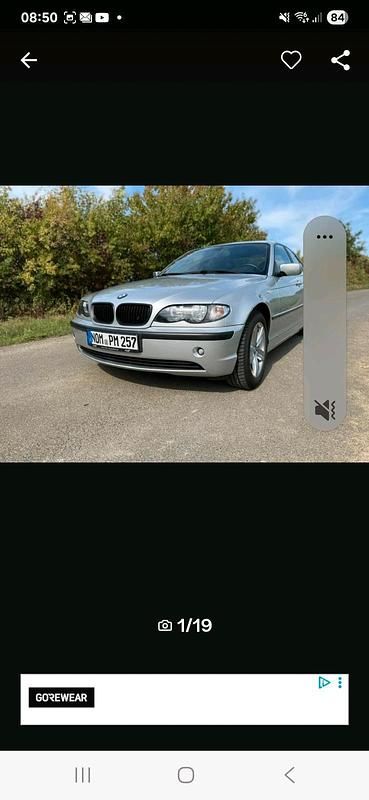 Silber Gebraucht 2004 BMW 318 Lifestyle Limousine | 1.400 € (Superpreis) - Bild 1/4
