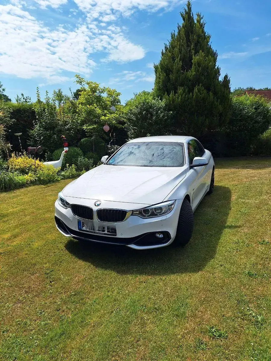 Gebraucht BMW 420 Cabriolet Sport Line 184 PS (135 kW) 2014 Weiß Cabrio