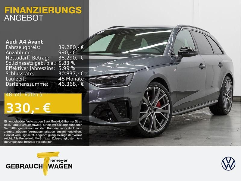 Grau Gebraucht 2024 Audi A4 S-Line Kombi | 37.480 € (Fairer Preis) - Bild 1/1