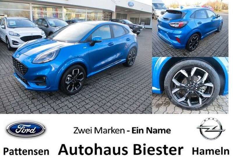 Blau Gebraucht 2023 Ford Puma ST-Line X SUV | 25.990 € (Teuer) - Bild 1/4