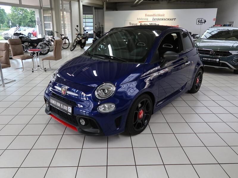 Blau metallic Gebraucht 2018 Abarth 595C Pista Cabrio | 16.730 € (Guter Preis) - Bild 1/1