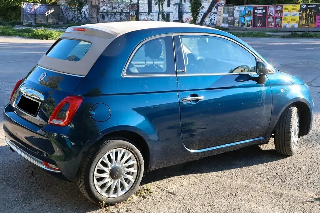 Gebraucht Fiat 500C Lounge 69 PS (50 kW) 2019 Blau Cabrio
