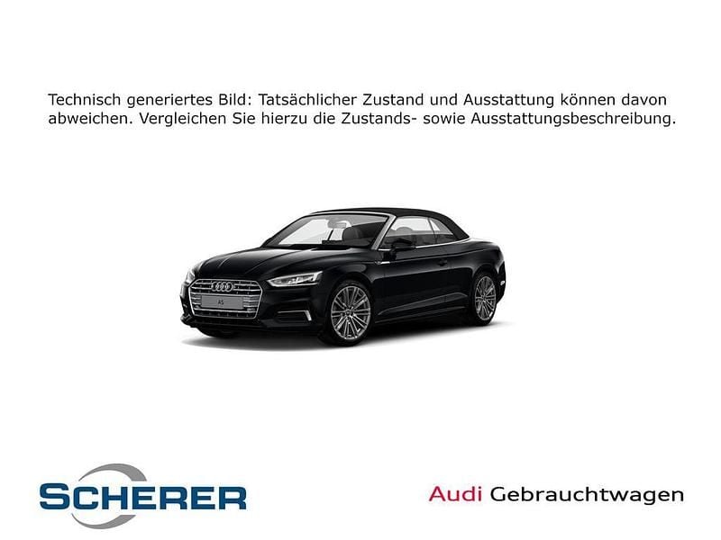 Mythosschwarz metallic Gebraucht 2018 Audi A5 Cabriolet Sport Cabrio | 28.990 € (Guter Preis) - Bild 1/4