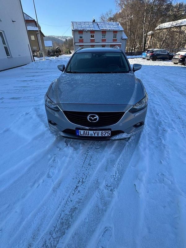 Grau Gebraucht 2014 Mazda 6 Prime-Line Kombi | 7.500 € (Etwas zu teuer) - Bild 1/4