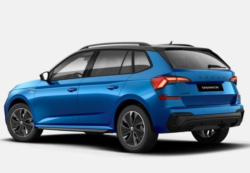 Neu Skoda Kamiq Monte Carlo 150 PS (110 kW) 2025 Race blau metallic / dachfarbe s SUV