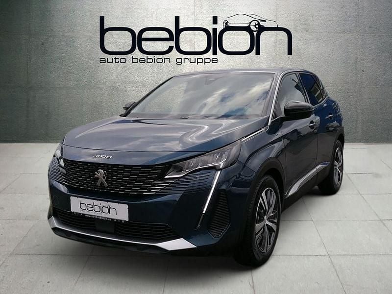 Blau Gebraucht 2022 Peugeot 3008 Allure Limousine | 22.480 € (Superpreis) - Bild 1/4