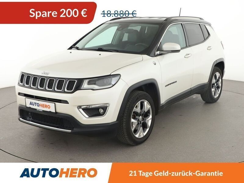Weiß Gebraucht 2017 Jeep Compass Opening Edition SUV | 18.260 € (Etwas zu teuer) - Bild 1/3
