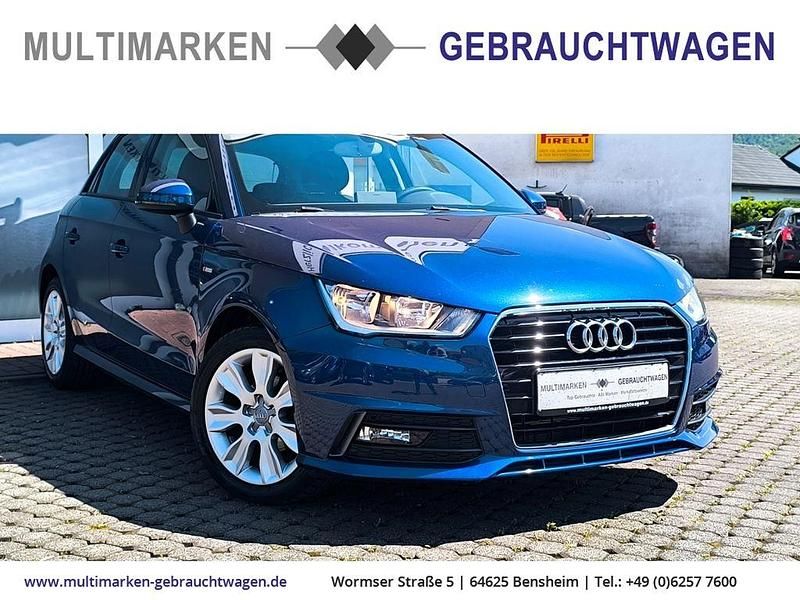 Blau Gebraucht 2015 Audi A1 Sportback S-Line Kleinwagen | 12.490 € (Fairer Preis) - Bild 1/4