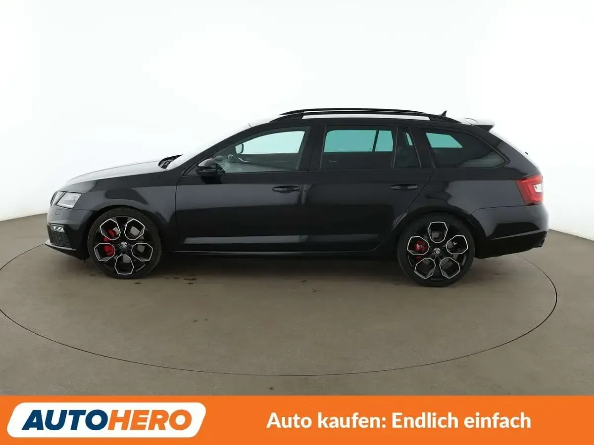 Gebraucht Skoda Octavia RS 245 PS (180 kW) 2018 Cerna magic black magic Kombi