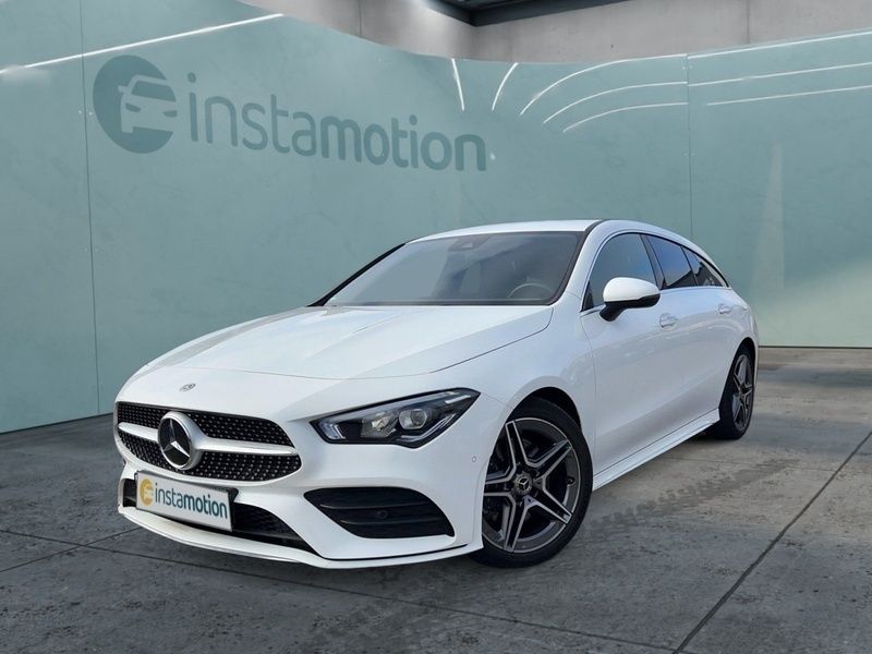 Weiß Gebraucht 2020 Mercedes CLA200 Shooting Brake AMG Kombi | 34.530 € - Bild 1/4