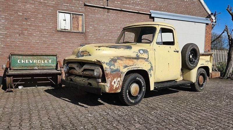 Usata Ford V8 1955 Giallo Pick-up